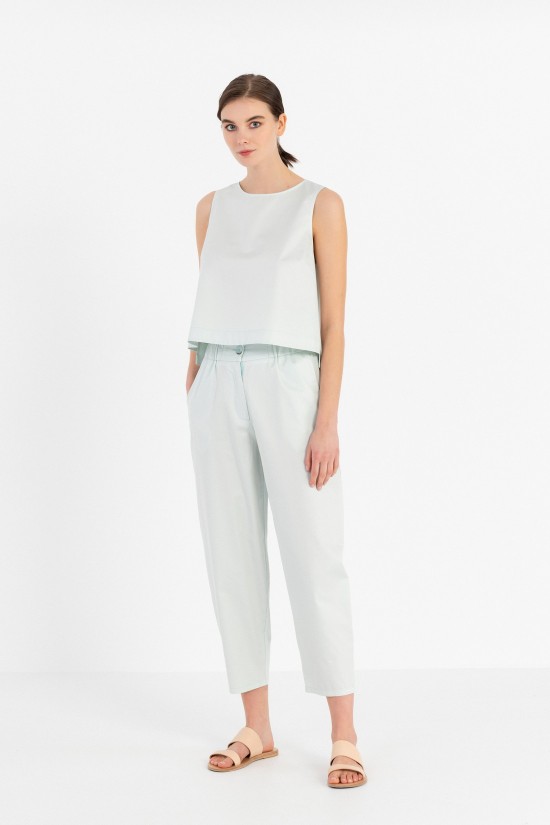 Poplin cropped top Philosophy –BL1810 Poplin cropped top Philosophy –BL1810