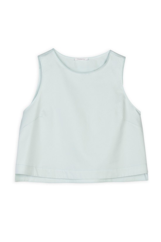 Poplin cropped top Philosophy –BL1810 Poplin cropped top Philosophy –BL1810