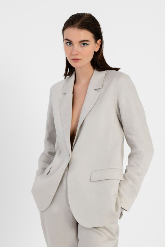 Twill Linen Blazer Philosophy – JK8088 Twill Linen Blazer Philosophy – JK8088