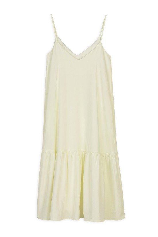 Tencel Linen Strapped Dress Philosophy – DR2636 Tencel Linen Strapped Dress Philosophy – DR2636
