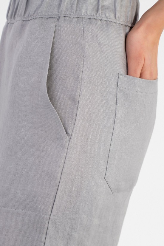 Twill linen straight leg pants Philosophy –TR4317 Twill linen straight leg pants Philosophy –TR4317