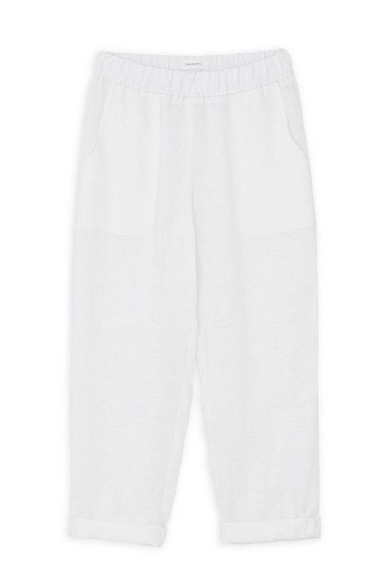 Twill linen straight leg pants Philosophy –TR4317 Twill linen straight leg pants Philosophy –TR4317
