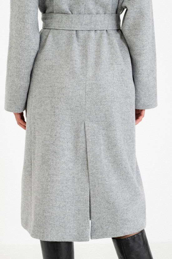 Virginwool Belted Coat– Philosophy JK8092 Virginwool Belted Coat– Philosophy JK8092