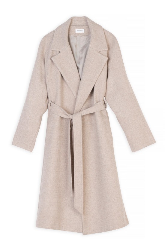 Virginwool Belted Coat– Philosophy JK8092 Virginwool Belted Coat– Philosophy JK8092
