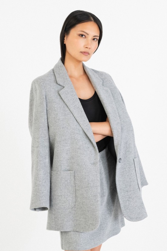 Virginwool Oversized Blazer – Philosophy JK8091 Virginwool Oversized Blazer – Philosophy JK8091