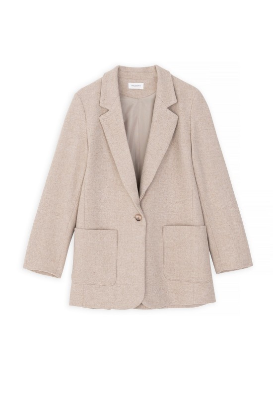 Virginwool Oversized Blazer – Philosophy JK8091 Virginwool Oversized Blazer – Philosophy JK8091