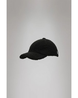 Unisex μαύρο fleece καπέλο - Rains 20650 Unisex μαύρο fleece καπέλο - Rains 20650