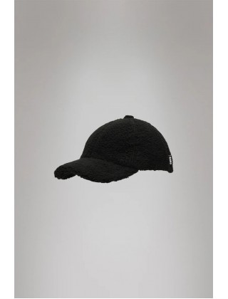 Unisex μαύρο fleece καπέλο - Rains 20650