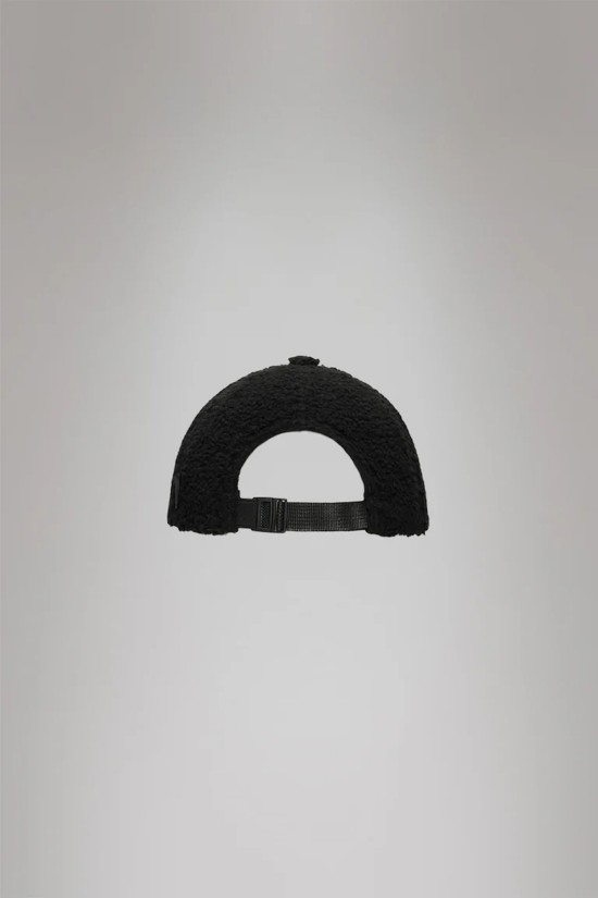 Unisex μαύρο fleece καπέλο - Rains 20650