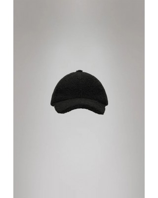 Unisex μαύρο fleece καπέλο - Rains 20650