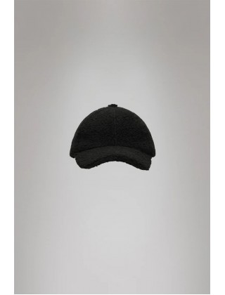 Unisex μαύρο fleece καπέλο - Rains 20650