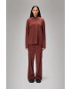 Γυναικεία fleece κεραμιδί μπλούζα - Addis Honor 21550