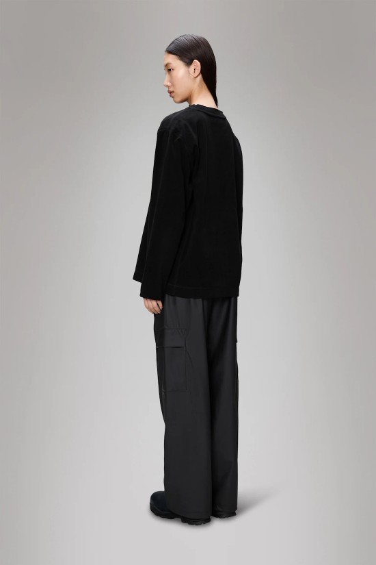 Γυναικεία fleece μαύρη μπλούζα - Addis Black 21550