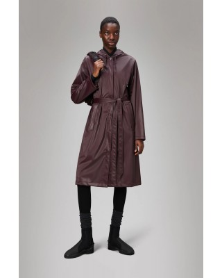 Γυναικείο μπορντό αδιάβροχο μπουφάν - Rains Jacket A line Depth 12040 Γυναικείο μπορντό αδιάβροχο μπουφάν - Rains Jacket A line Depth 12040