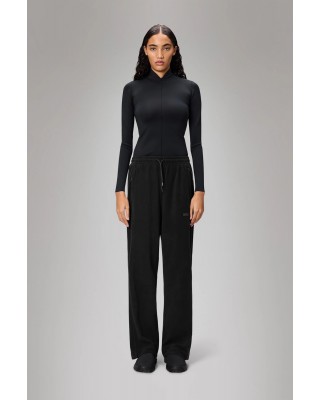 Γυναικείο μαύρο fleece παντελόνι- φόρμας - Rains Addis black21580 Γυναικείο μαύρο fleece παντελόνι- φόρμας - Rains Addis black21580
