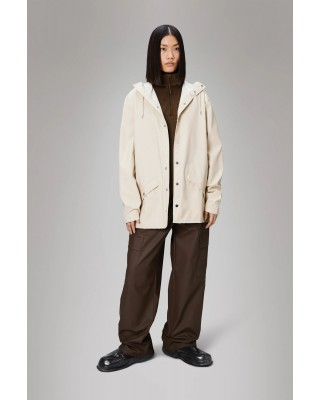 Unisex εκρού αδιάβροχο μπουφάν - Rains W3 Jacket 12010