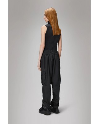 Unisex μαύρο παντελόνι Cargo - Rains 18850 Unisex μαύρο παντελόνι Cargo - Rains 18850