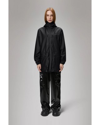 Unisex μαύρο αδιάβροχο μπουφάν - Cargo Long Jacket Rains 12060 Unisex μαύρο αδιάβροχο μπουφάν - Cargo Long Jacket Rains 12060
