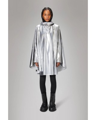 Γυναικεία ασημί αδιάβροχη κάπα - Rains Cape Mirror 18800 Γυναικεία ασημί αδιάβροχη κάπα - Rains Cape Mirror 18800