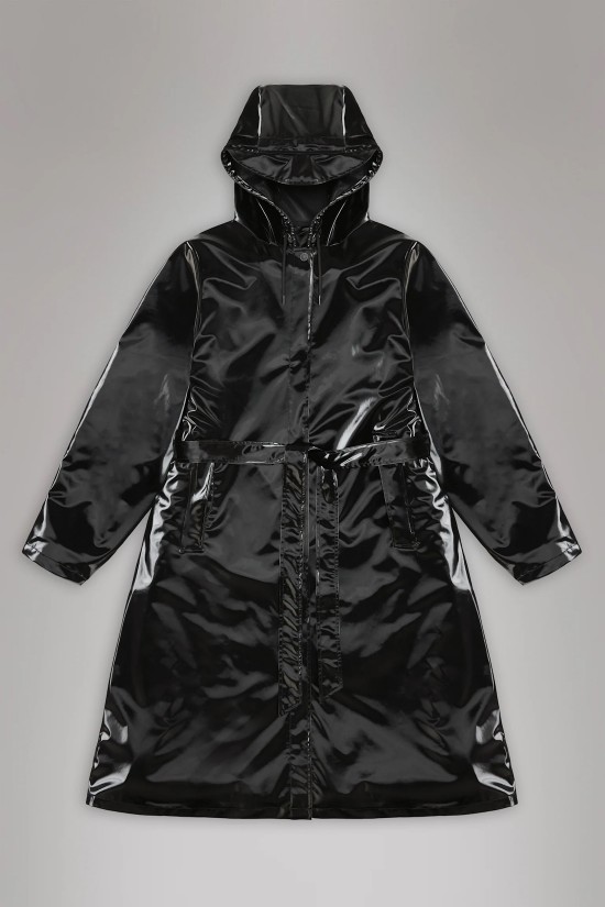 Γυναικείο μαύρο αδιάβροχο μπουφάν - Rains Night Jacket W3 12040 Γυναικείο μαύρο αδιάβροχο μπουφάν - Rains Night Jacket W3 12040