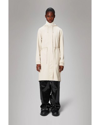 Γυναικείο εκρού αδιάβροχο μπουφάν - Rains String W Parka 18550 Γυναικείο εκρού αδιάβροχο μπουφάν - Rains String W Parka 18550