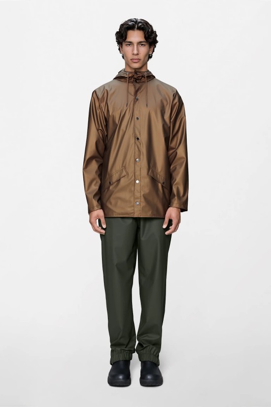 Unisex καφέ αδιάβροχο μπουφάν - Rains Comet 12010 Unisex καφέ αδιάβροχο μπουφάν - Rains Comet 12010