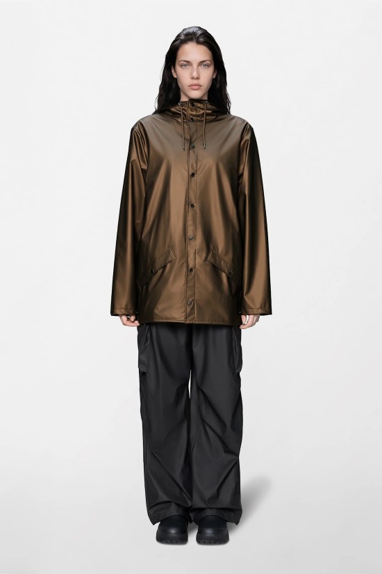 Unisex καφέ αδιάβροχο μπουφάν - Rains Comet 12010 Unisex καφέ αδιάβροχο μπουφάν - Rains Comet 12010