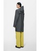 Unisex γκρι αδιάβροχο μπουφάν - Rains Long Jacket 12020