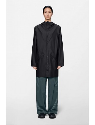 Unisex μαύρο αδιάβροχο μπουφάν - Rains Long Jacket 12020