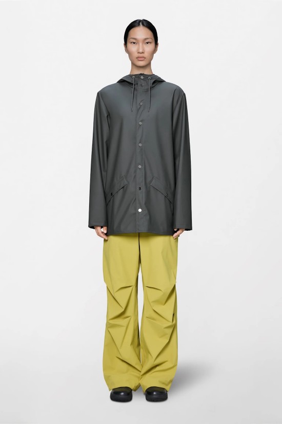 Unisex σκούρο γκρι αδιάβροχο μπουφάν - Rains 12010 Unisex σκούρο γκρι αδιάβροχο μπουφάν - Rains 12010