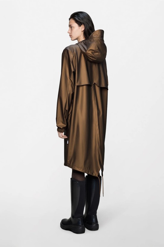 Unisex καφέ αδιάβροχο μπουφάν - Rains Fishtail Parka Comet 18140 Unisex καφέ αδιάβροχο μπουφάν - Rains Fishtail Parka Comet 18140