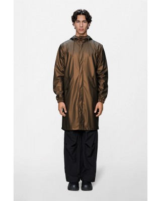 Unisex καφέ αδιάβροχο μπουφάν - Rains Fishtail Parka Comet 18140