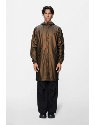 Unisex καφέ αδιάβροχο μπουφάν - Rains Fishtail Parka Comet 18140