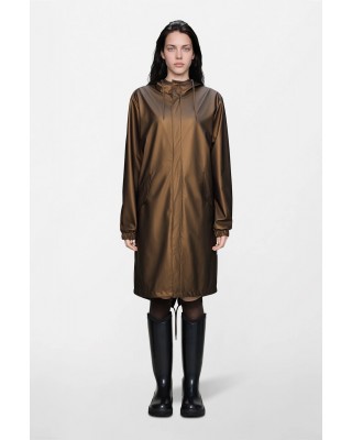 Unisex καφέ αδιάβροχο μπουφάν - Rains Fishtail Parka Comet 18140