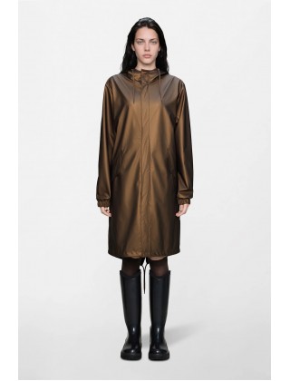 Unisex καφέ αδιάβροχο μπουφάν - Rains Fishtail Parka Comet 18140