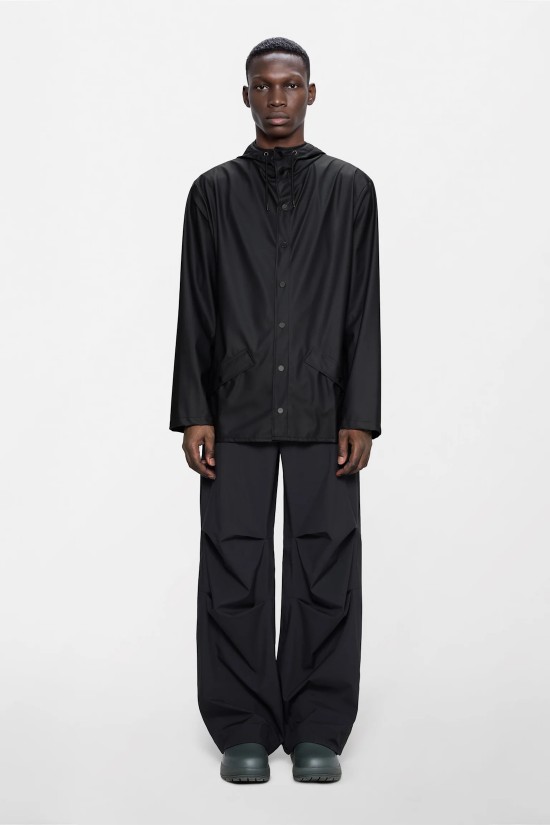 Unisex μαύρο αδιάβροχο μπουφάν - Rains 12010