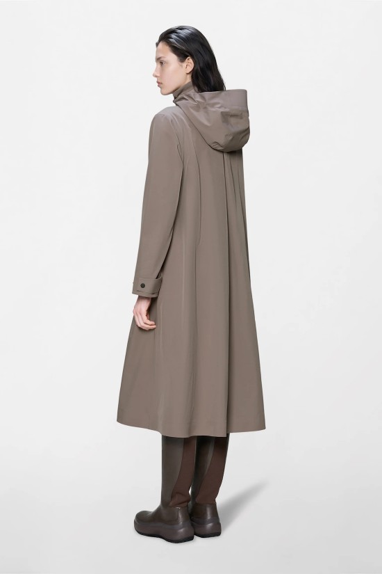 Γυναικείο αδιάβροχο μπουφάν - Rains Suva A line W Jacket Cinder 12590 Γυναικείο αδιάβροχο μπουφάν - Rains Suva A line W Jacket Cinder 12590
