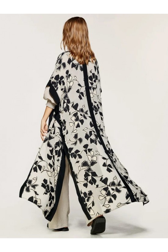 Kimono embossed flowers - S2-9018 Kimono embossed flowers - S2-9018
