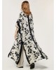 Kimono embossed flowers - S2-9018 Kimono embossed flowers - S2-9018