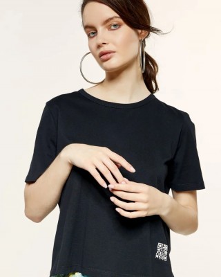 Basic short-sleeved blouse - S2-2118