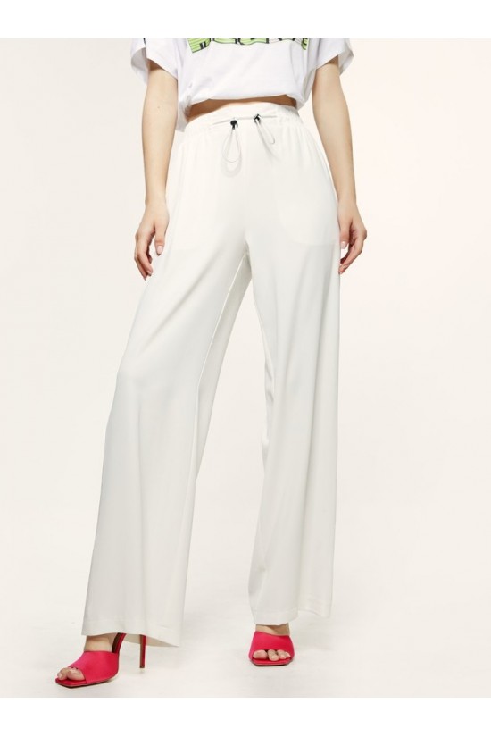 Wide-leg pants with fabric combination OffWhite S2-5017-153