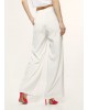 Wide-leg pants with fabric combination OffWhite S2-5017-153 Wide-leg pants with fabric combination OffWhite S2-5017-153