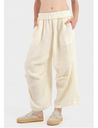 Γυναικείο λινό barrel παντελόνι - Ae er Agata Pants
