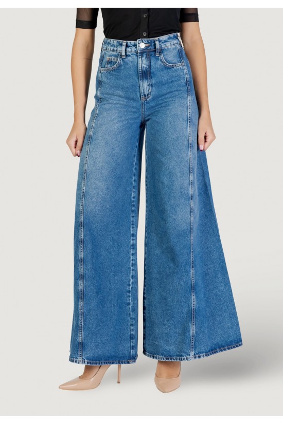 Γυναικείο ψηλόμεσο wide leg τζιν παντελόνι - Colcci Jeans 002.11.00405