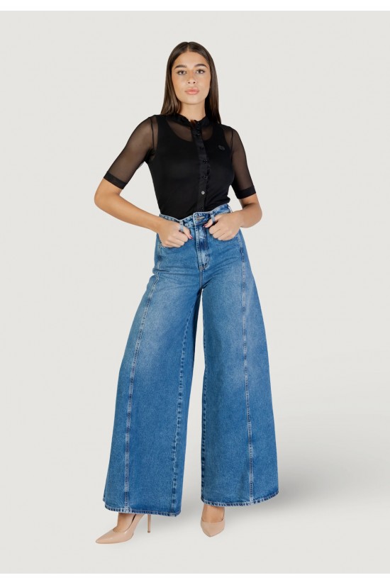 Γυναικείο ψηλόμεσο wide leg τζιν παντελόνι - Colcci Jeans 002.11.00405
