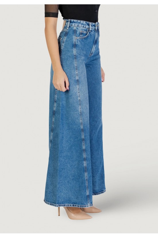 Γυναικείο ψηλόμεσο wide leg τζιν παντελόνι - Colcci Jeans 002.11.00405