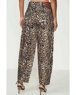 Γυναικείο ψηλόμεσο τζιν animal print - Colcci 002.11.00426