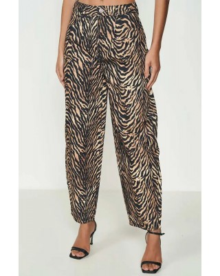 Γυναικείο ψηλόμεσο τζιν animal print - Colcci 002.11.00426