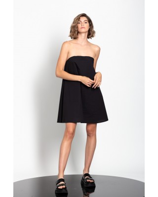 Black mini poplin dress Gaffer&Fluf - DR44001S.23