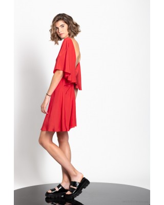 Κοντό φόρεμα εξώπλατο Gaffer&Fluf - DR47015S.44 Κοντό φόρεμα εξώπλατο Gaffer&Fluf - DR47015S.44